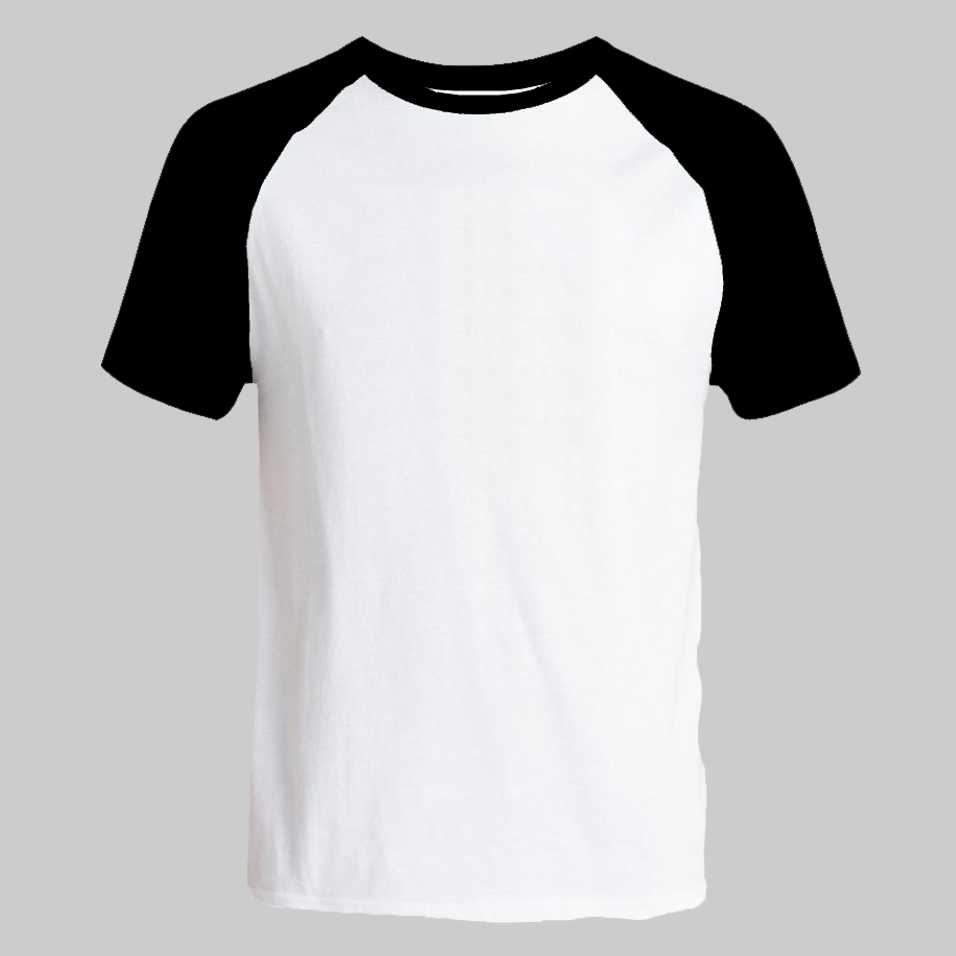 [2944] Remera Ranglan Spum Cuerpo Blanco Manga Negra (S o 1)
