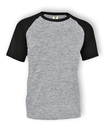 Remera Ranglan Spum Cuerpo Gris Manga Negra