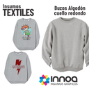 Buzo CUELLO REDONDO Frizado Sublimable