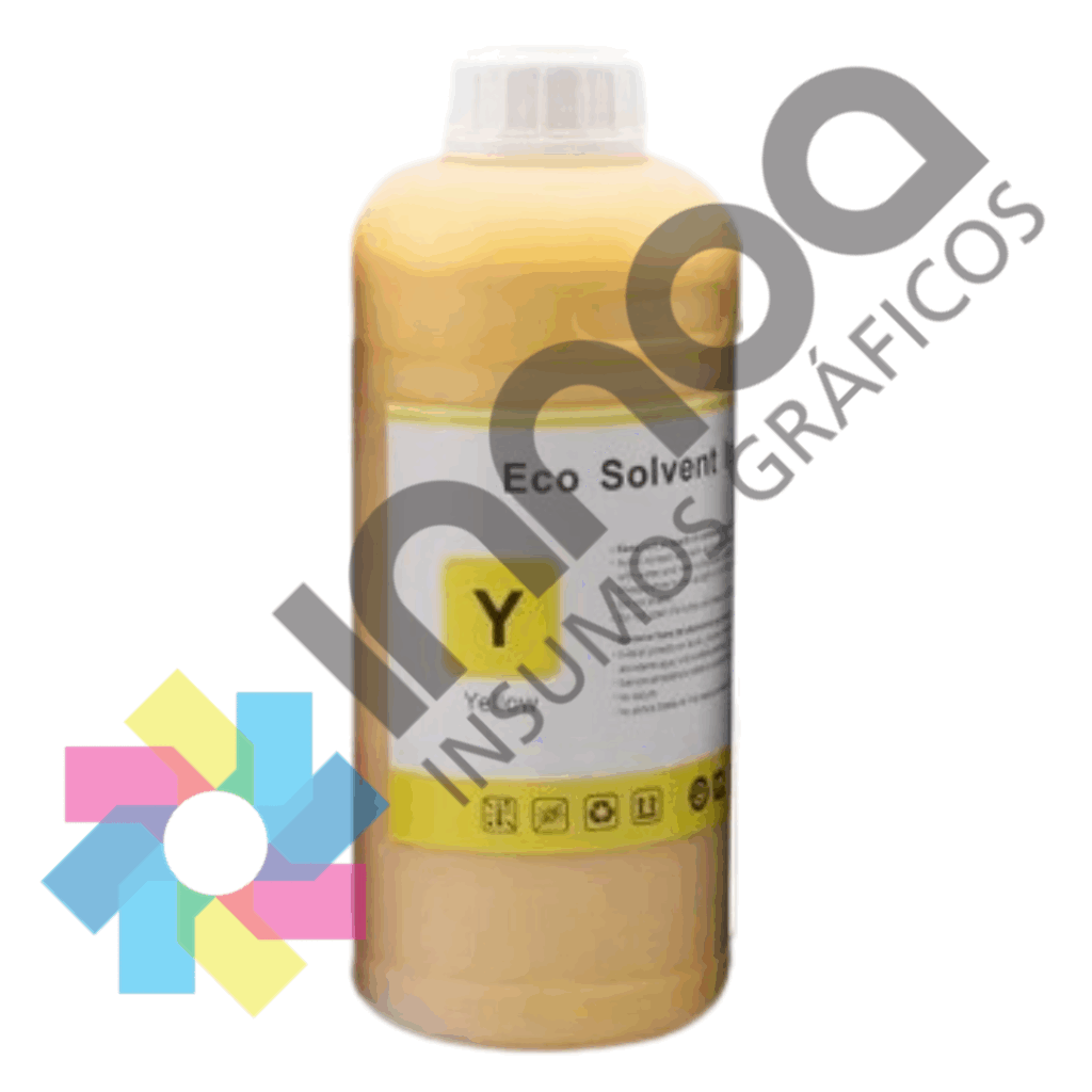 [582] Tinta EcoSolvente 1 Litro Freeland AMARILLO