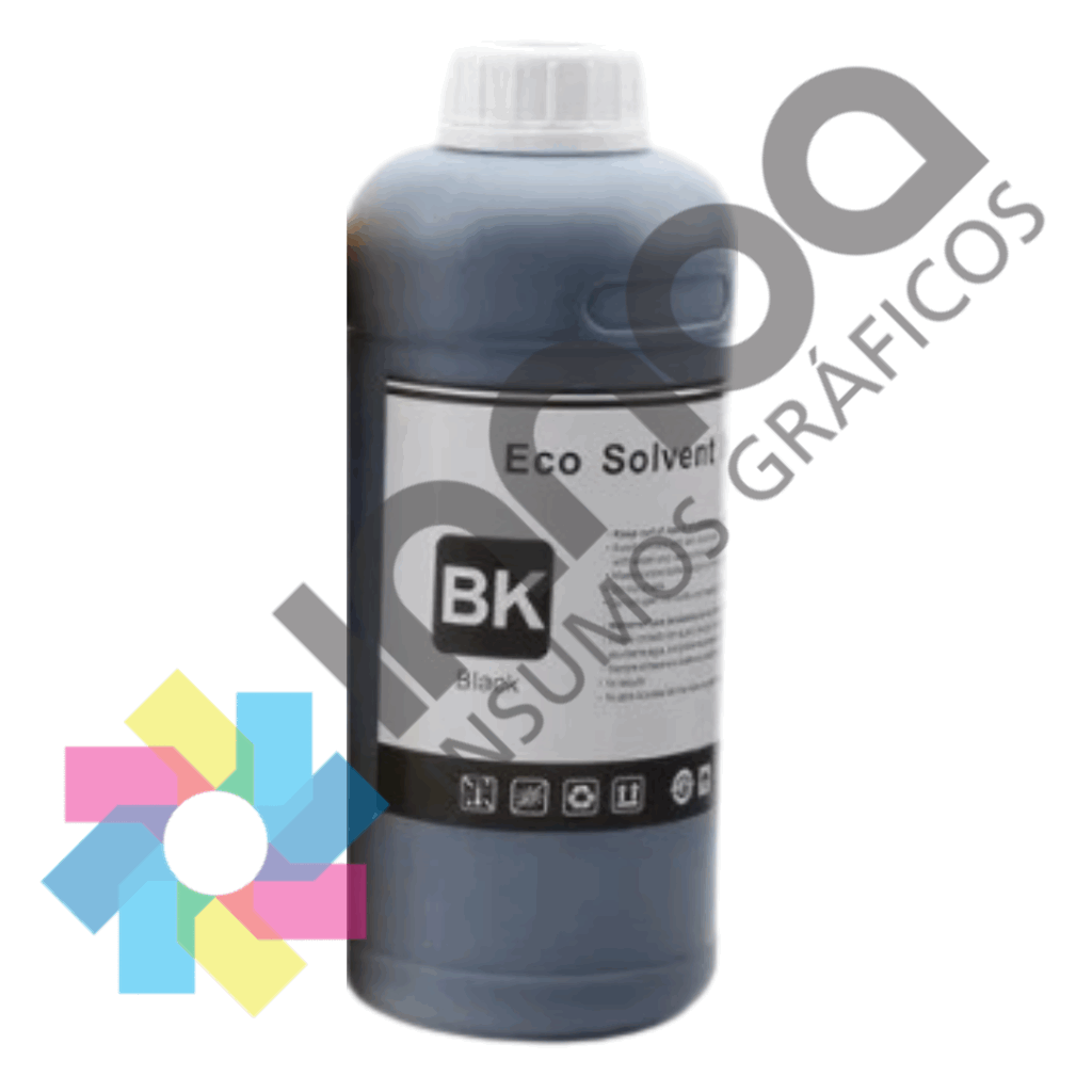 [581] Tinta EcoSolvente 1 Litro Freeland NEGRO