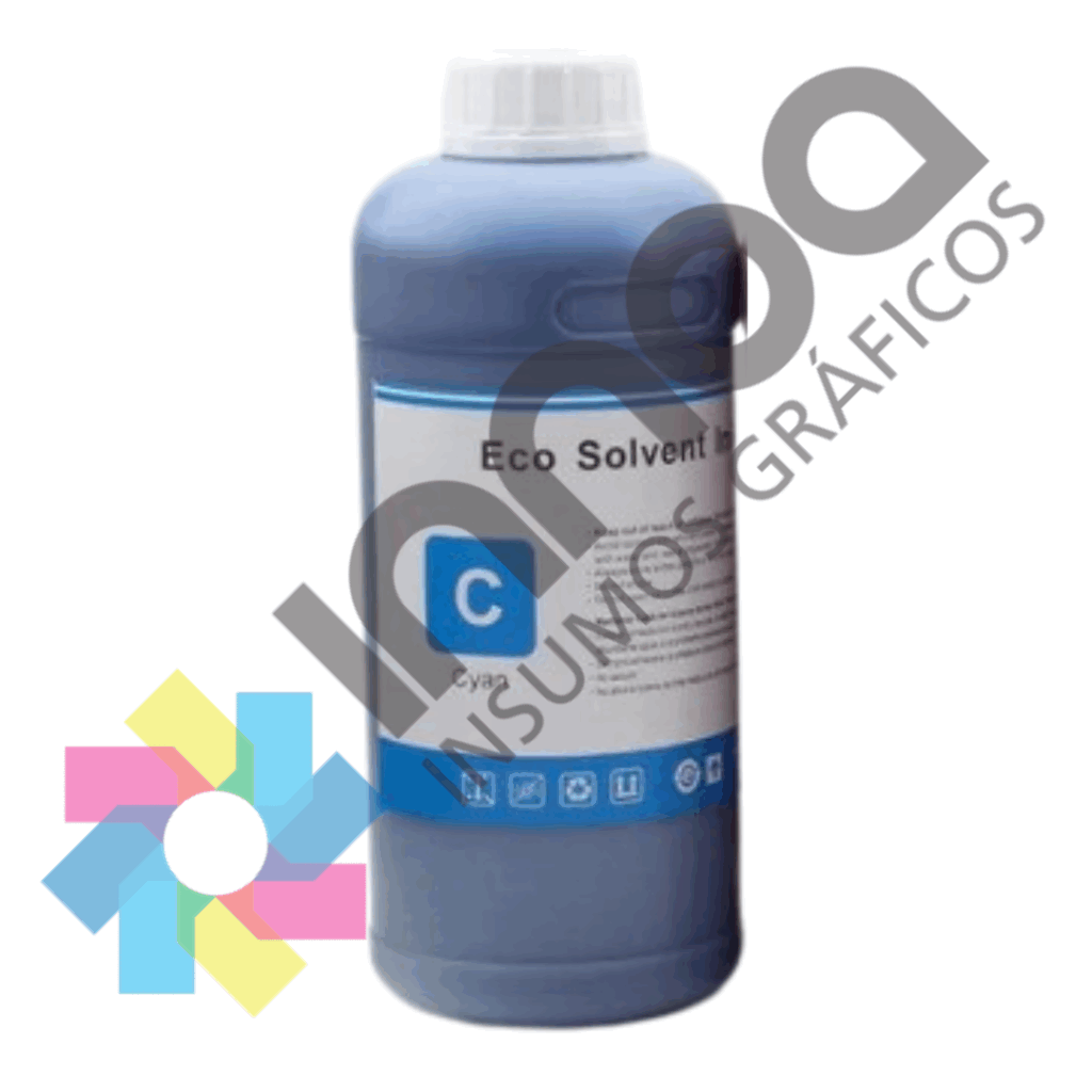 [580] Tinta EcoSolvente 1 Litro Freeland CIAN