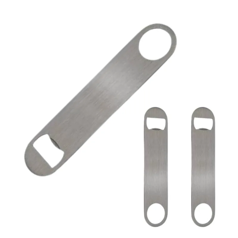 Destapador Sublimable Acero Inoxidable 14  x 3.5 cm Espesor 2 mm